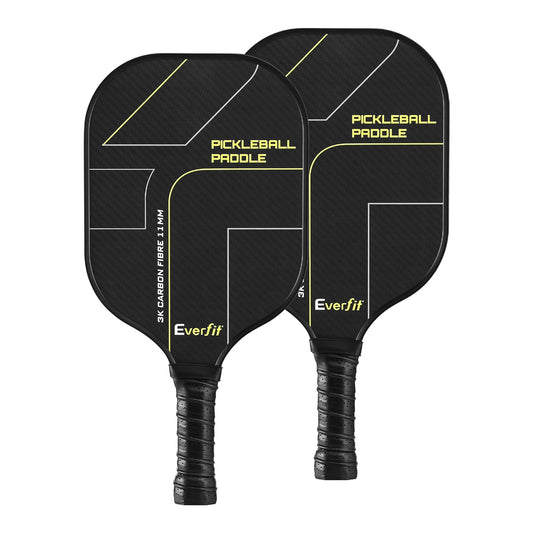 Two pickleball paddles with 'Everfit' branding on a white background