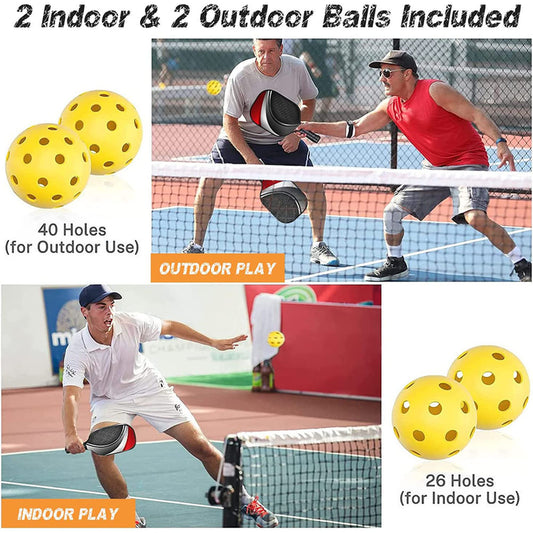Vibrant Pickleball Paddle set - Description 1
