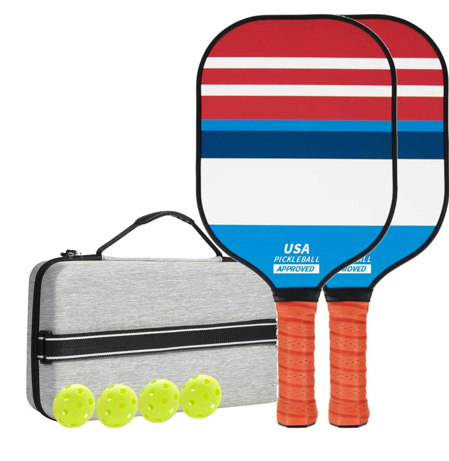 Retro Style Fiberglass Pickleball Set - USAPA approved Sports & Fitness > Racquet Sports > Pickleball