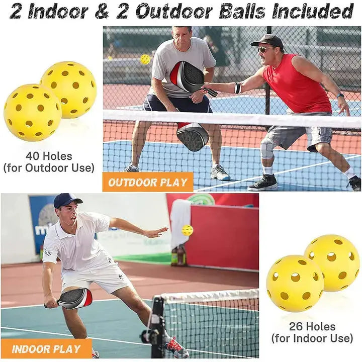 Vibrant Fiberglass Pickleball Paddle Set - USAPA Approved Graffiti Sports & Fitness > Racquet Sports > Pickleball