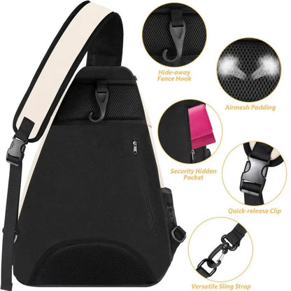 Pickleball Sling Bag Home & Garden > Travel > Backpacks